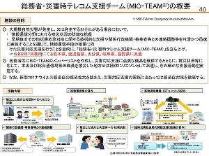 【写真】災害時における通信確保の取組　資料